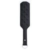 Adult Game 38.5CM Enhance Pain Leather Stainless steel Spikes Spanking Paddle Slapper Whip Bdsm Bondage Flogger Whips Sex Toys