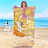 S-Sailor M-Moon Beach Towel Bath Towels Bathroom Items Swimming Pool Spa Playa Travel Sauna Baby For Home Microfiber Gym Shower