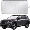 Foldable Car Windshield Sunshade for Sunlight Blockage & Front Window Privacy