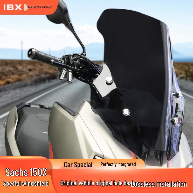 Zontes 150X Windshield: Motorcycle Windscreen Deflector Mod