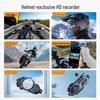 Multifunctional Bluetooth Motorcycle Helmet Headset with 600m Intercom, HD Video Recording, Photography, and Long Battery Life.