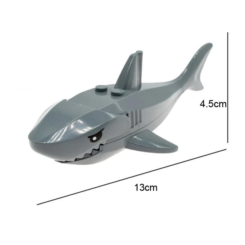 Sea World Animals Adventure Mosasaurus Plesiosaurus Hai Modell Byggeklosser Enlighten Actionfigur Klosser Leker For Barn