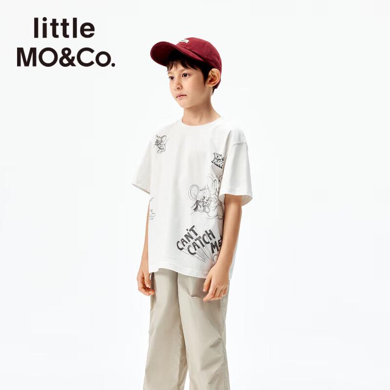 little MO&Co. Tom and Jerry Kids  Antibacterial Cotton Short-Sleeve T-shirt 130