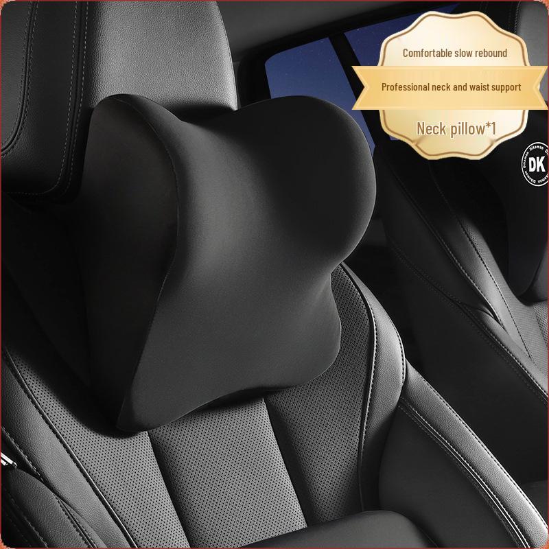 Premium Car Headrest & Lumbar Support Neck Pillow for Driver