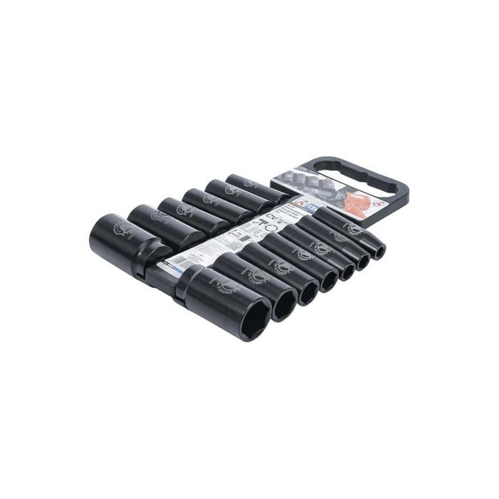 Jeu de douilles longues à choc - BGS TECHNIC - 10-32 mm - Chrom-Molybdän-Stahl