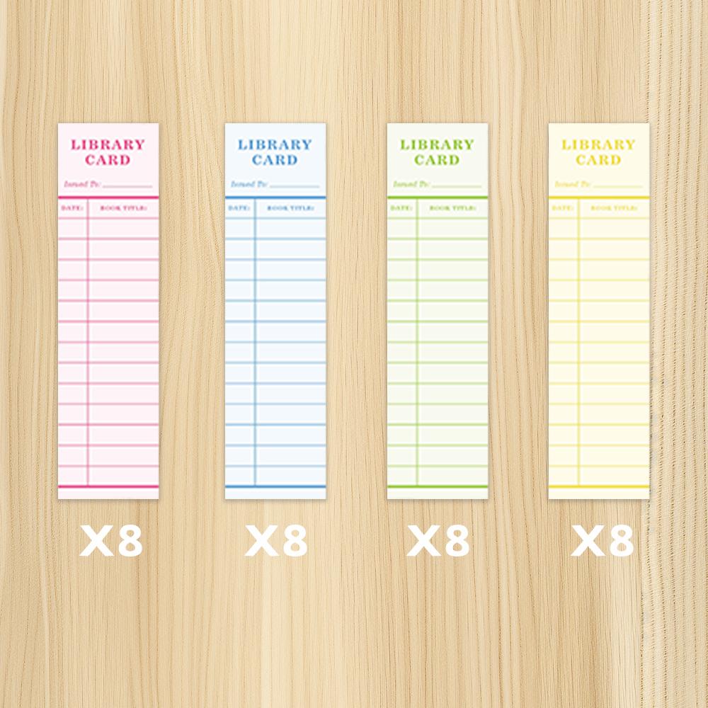 

32pcs, Four-color minimalist DIY bookmarks, suitable for teachers, readers, and enthusiasts, gifts, parties, and birthdays.