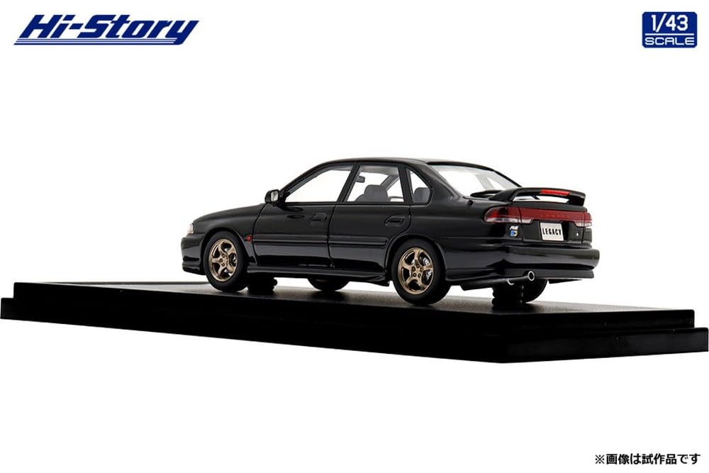 Inter Allied Hi Story Scale Subaru Legacy RS Black Mica Finished Model HS499BK 1/43 (1997)
