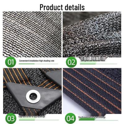 Greenhouse Sunshade Net with Black Edging – Perforated Sunscreen for Outdoor Heat Insulation and Shade