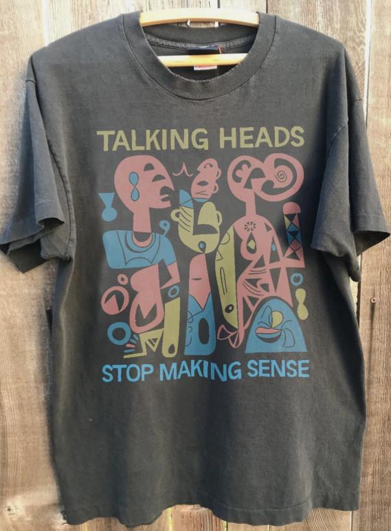 Talking Heads Band Stop Making Sense Unisex Charcoal Tshirt Size S5XL Unisex T-Shirt M