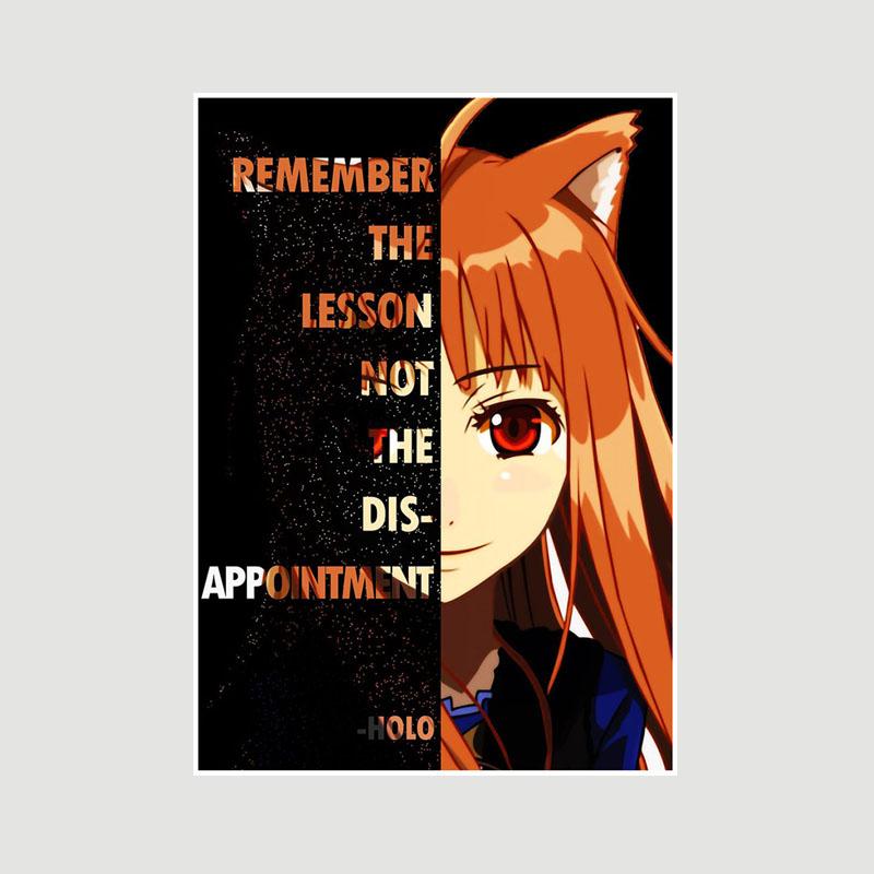 Vintage Inspirational Quote Poster Anime Finger Luffy Deku Posters White Paper Text Art Pictures Home Decor Bar Decoration Painting Interior Mural