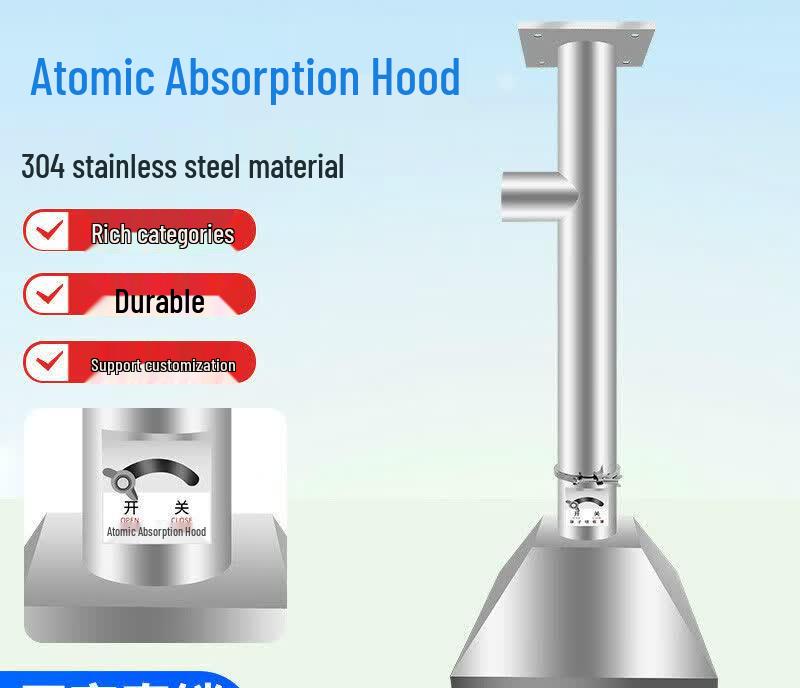 304 Stainless Steel Lab Fume Extractor Hood Standard