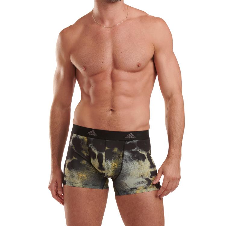 Adidas Logo Print Sports Casual Boxer Briefs 3-Pack Men Underwear 4A3M02-929
