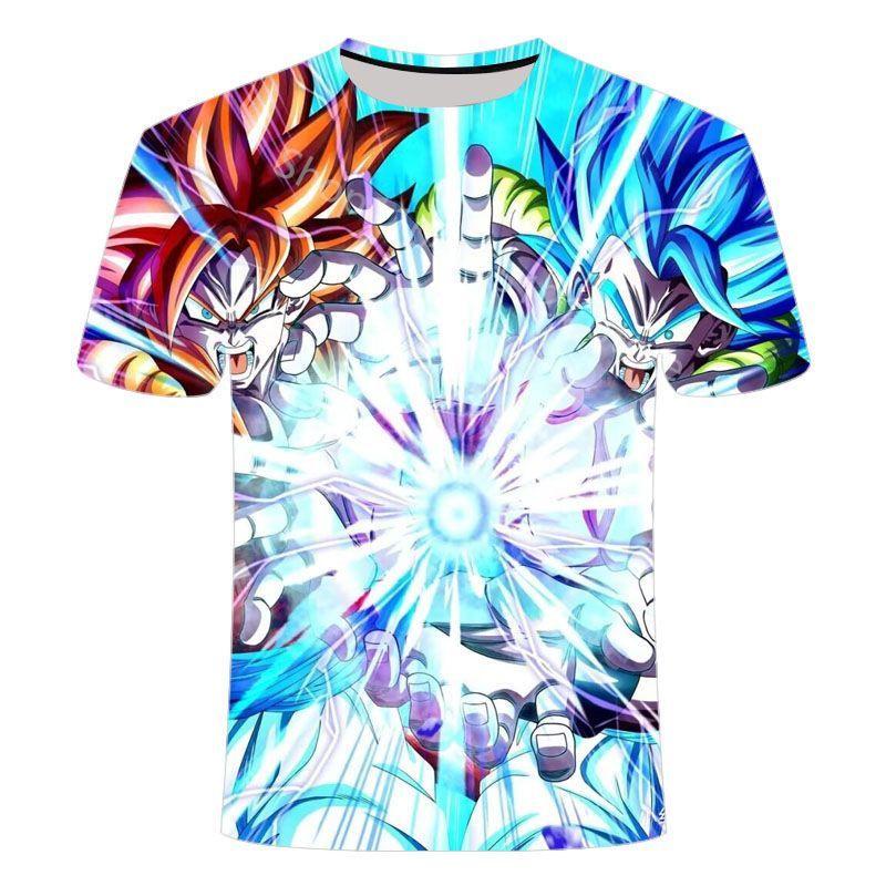 2026 Stylish Summer Dragon Ball Super Men's Tee Casual Anime Kids