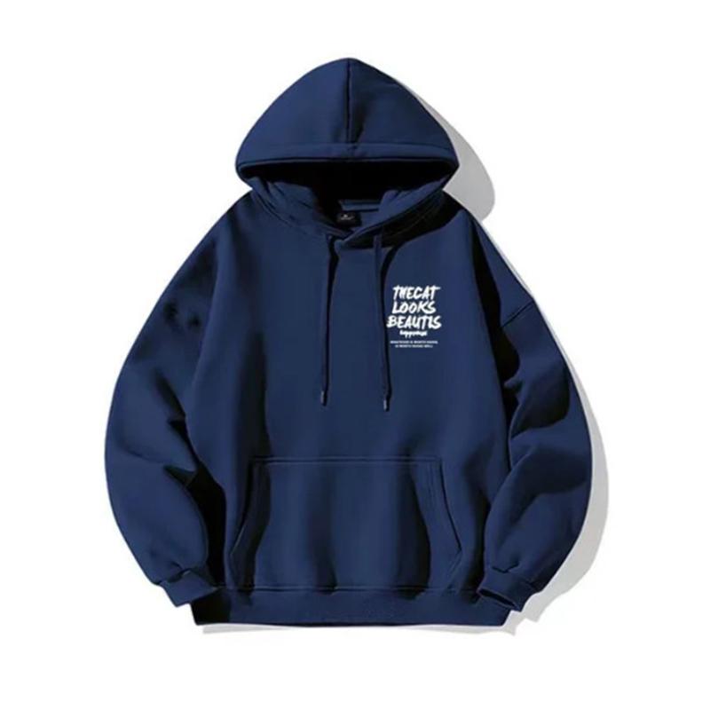New Autumn Winter Leisure Street Clothing Hoodie Fashion Men's Comfortable Loose Hip Hop Street Clothing Y2K Pullover Hoodie
