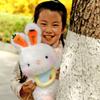 Soft Rabbit Plush Toy Cute Animal Stuffed Toys Kids Gifts Rabbit Plush Doll  Boys and Girls