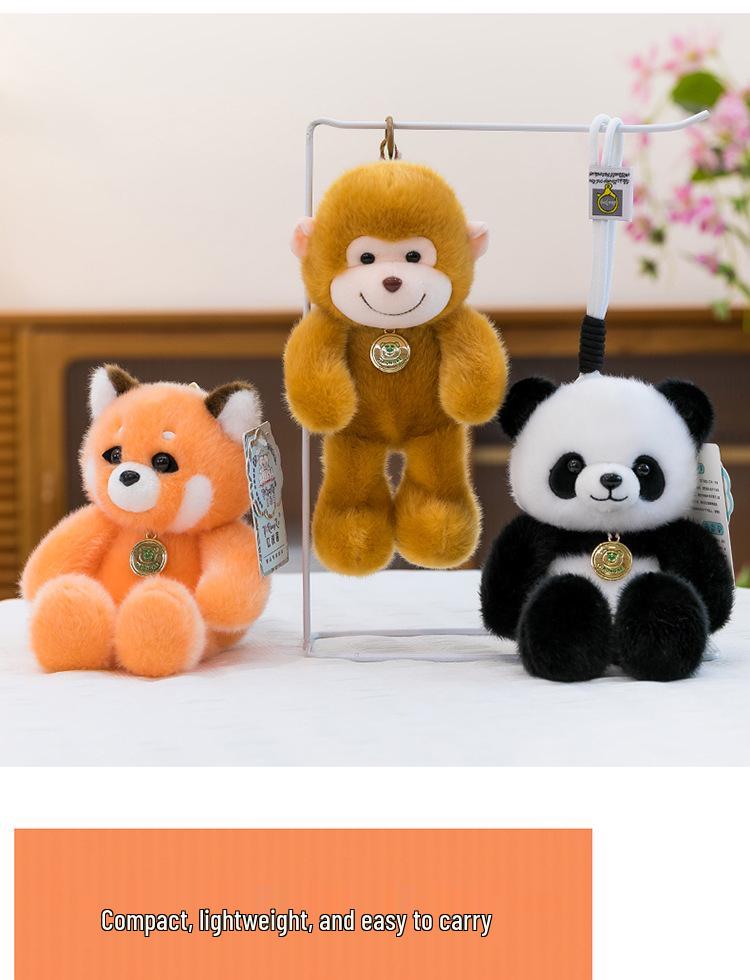 Adorabile Bambola Animale di Peluche - Compagno da Tavolo e Portachiavi per Bambini