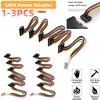 1-3Pcs DIY Power Connectors Hard Drive 1 To 5 SATA Power Cable Adapter Splitter Cables Hard Drive Power Supply Cord