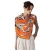 Foreign silk scarf women's new scarf simulation silk shawl large size sunscreen yarn 111cm square scarf decorative headscarf