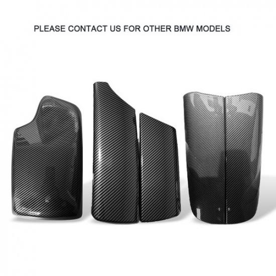 ABS Carbon Fiber Center Console Armrest Box Cover For BMW 3 Series E90 2005-2012