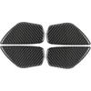 Auto Parts 4Pcs/Set Car Inner Door Handle Bowl Cover Trim Sticker Real Carbon Fiber for Honda Civic 10th 2016 2017 2018 2019 2020 2021