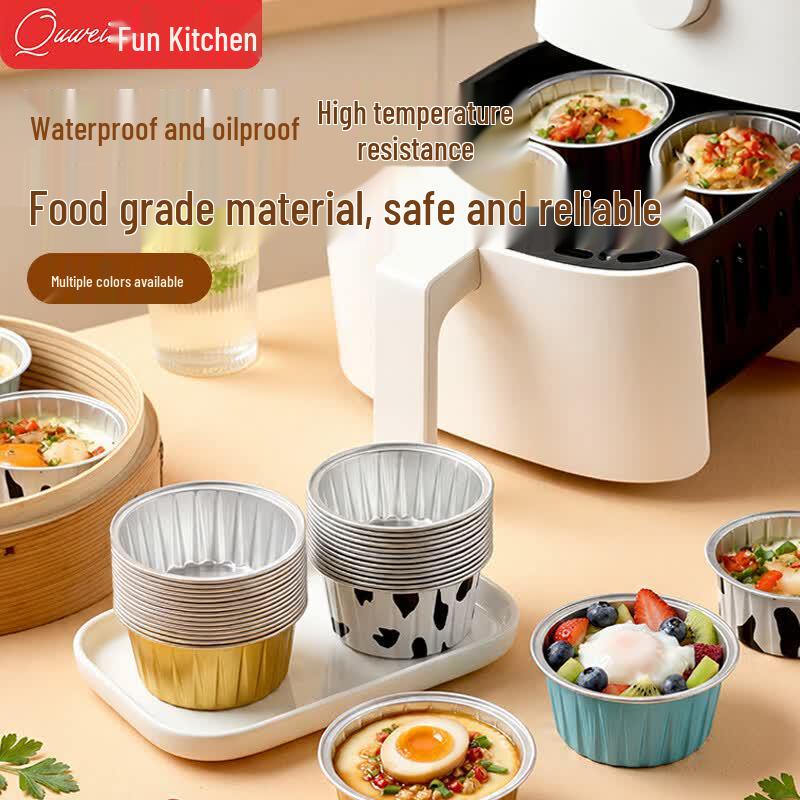 

Round Aluminum Foil Baking Cups for Air Fryer