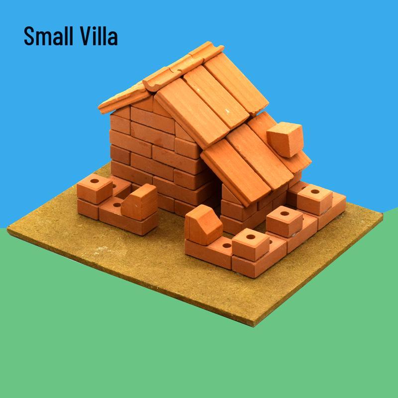 Little Bricklayer DIY Cement House Building Blocks - Educational Toy for Children