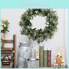 Realistic Money Leaf Flower Wreath Eucalyptus Wall Decor