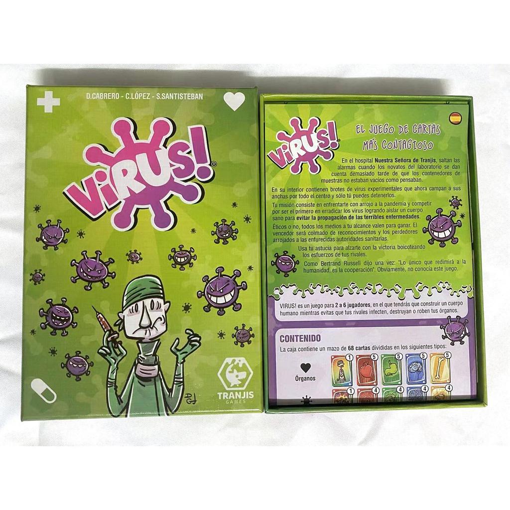 Cheap Virus Card Game The Contagiously Fun Card Game Spanish Version