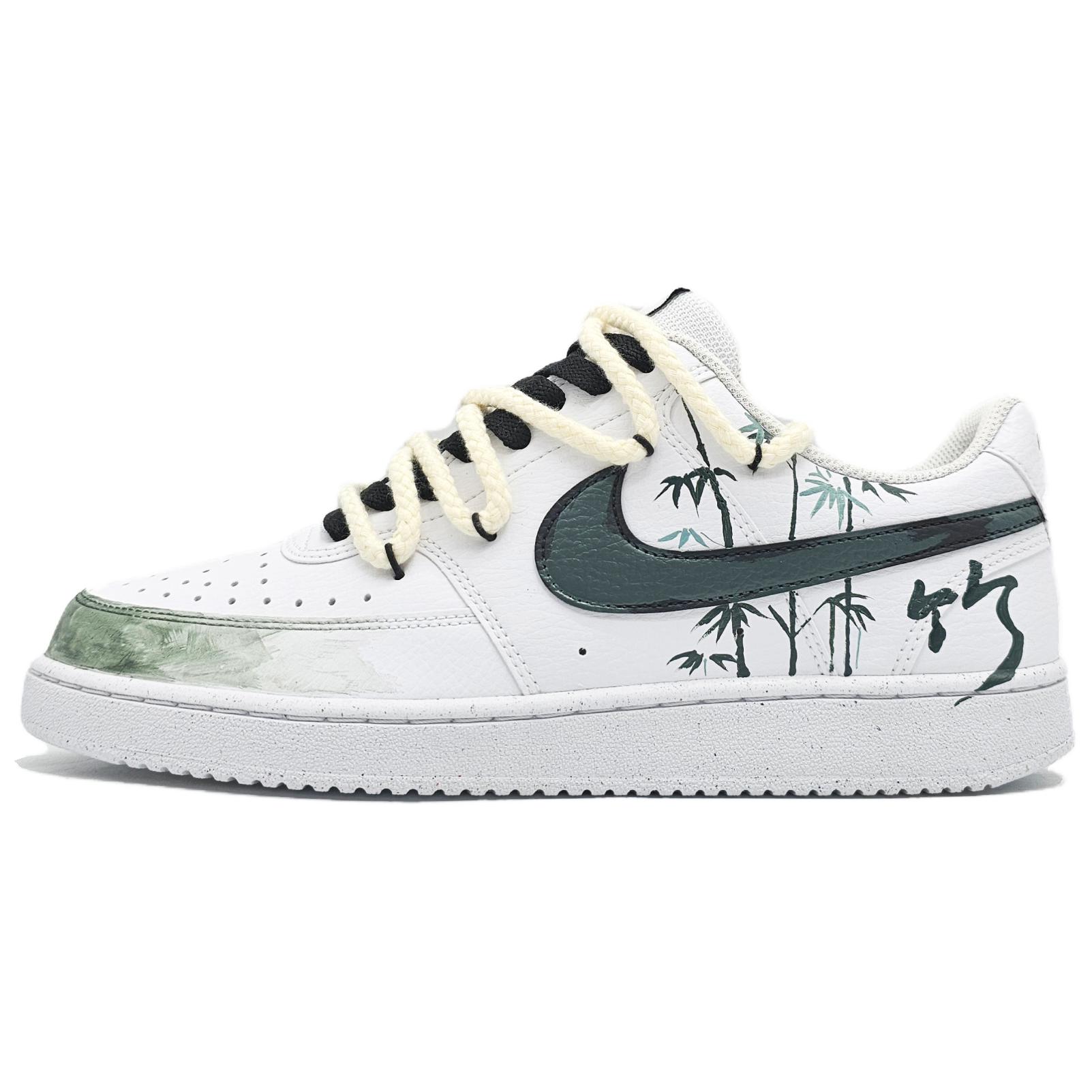 

Nike Court Vision 1 Skateboard Shoes Men s Low top White/Green DH2987-101(Team145-) 43
