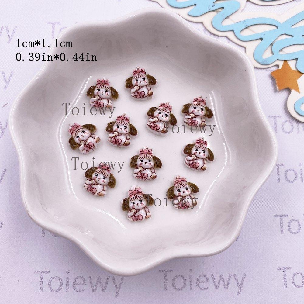 

50 шт. Смола Красочный Мультяшный Кролик Утка Собака Кошка Бурый Медведь Нейл-арт Плоская задняя часть Стразы Сделай сам Рождественские Украшения Скрапбукинг Поделки