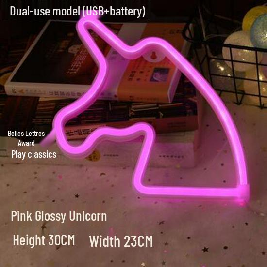 Manufacturer's New LED Neon Light: Lightning Cloud, Planet, Heart, Rainbow – Perfect for Christmas Night Décor.