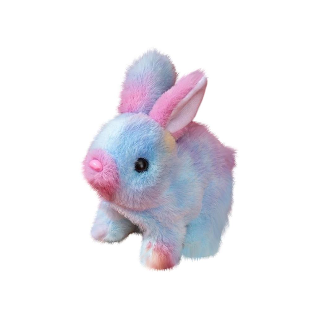 Electric Plush Simulation Rabbits Can Walk, Bark, And Move Ears Plush Toy