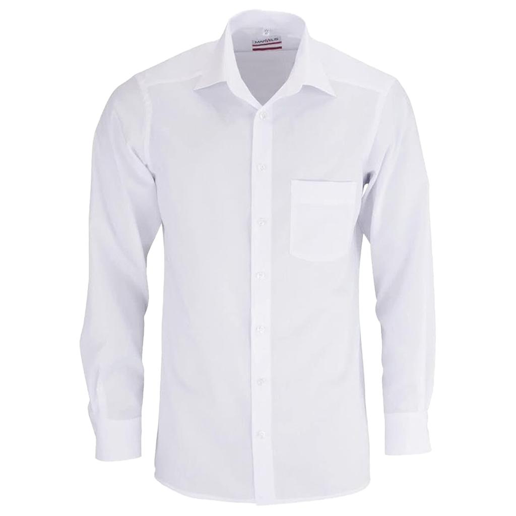Marvelis Mens Poplin Slim Extra Long Shirt