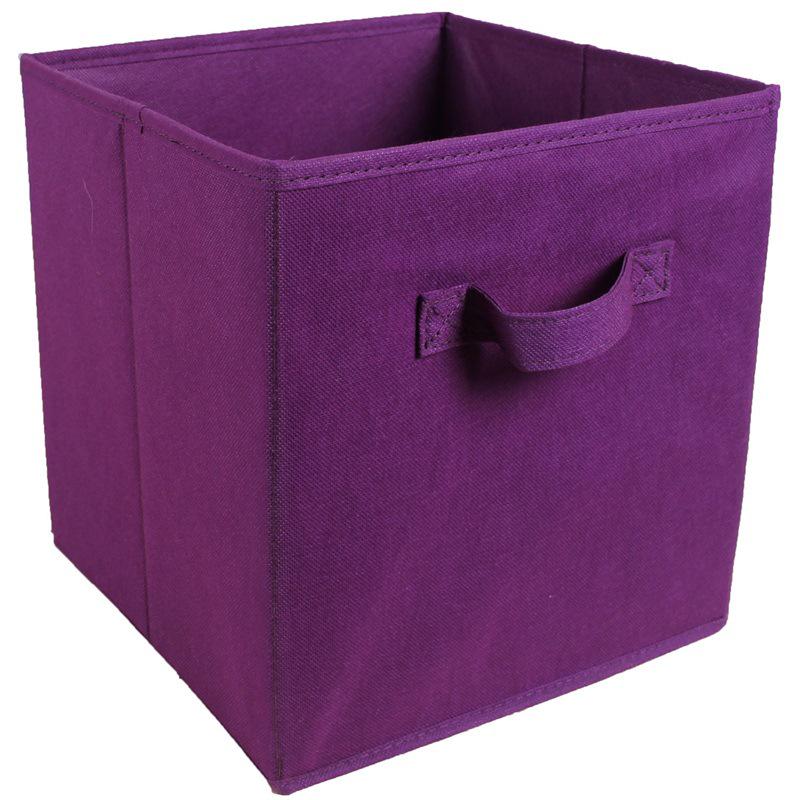 Universal Lidless Foldable Storage Box for Clothes & Toys - Non-Woven Fabric Organizer