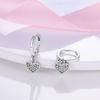 Love Heart Romantic Lock&Key Earrings for Women Girls Trendy Fashion Jewelry High Quality Dainty Elegant Gift