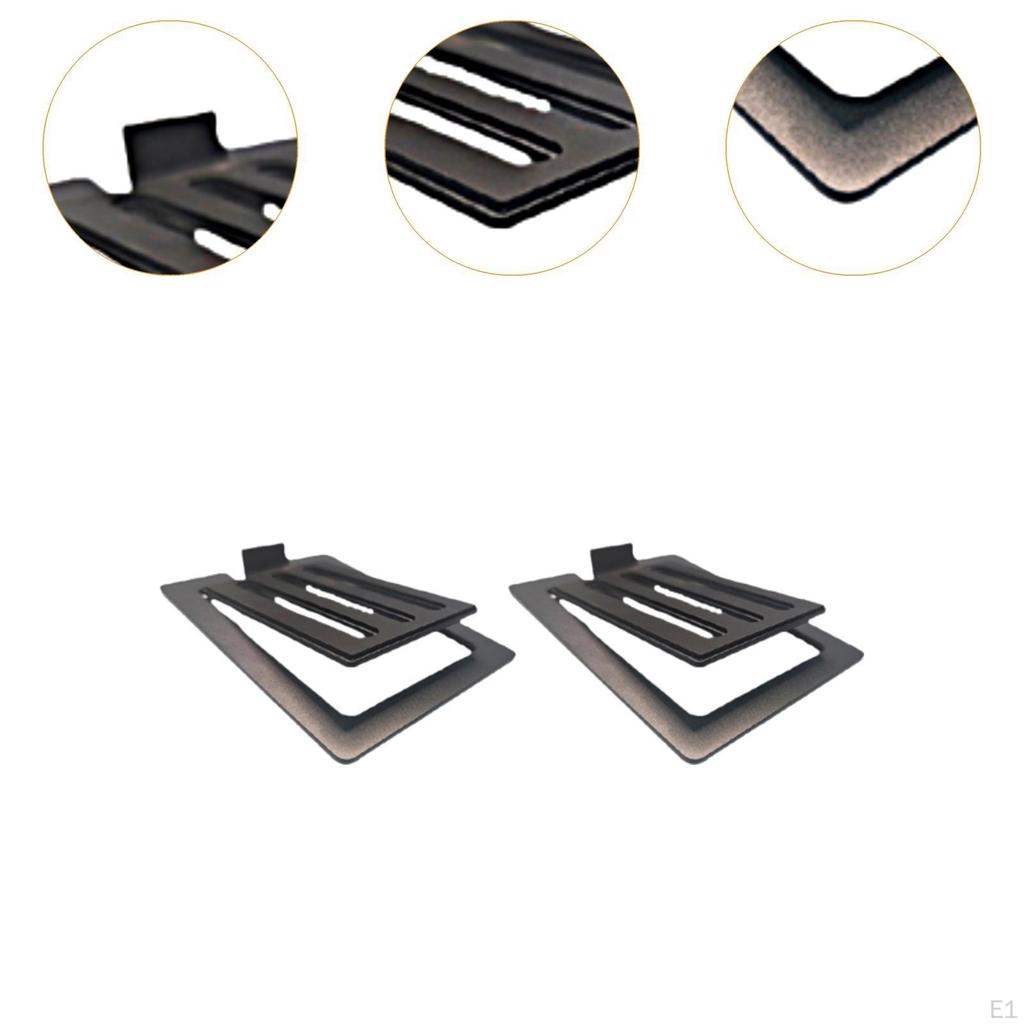 2 Stück Geneigte Desktop-Lautsprecherständer Halterungen Rutschfest Bücherregal Schreibtisch Surround Sound Erhöhung