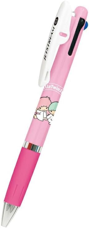 

Sanrio Little Twin Stars Ballpoint Jetstream Made in Japan and Name Pen, 3-Color 0.5, (Pen Stickers)