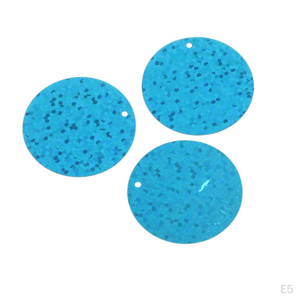 100g / Pack 3cm Round Sequin Paillette Iridescent Spangles For Clothing Sewing Wedding DIY Craft