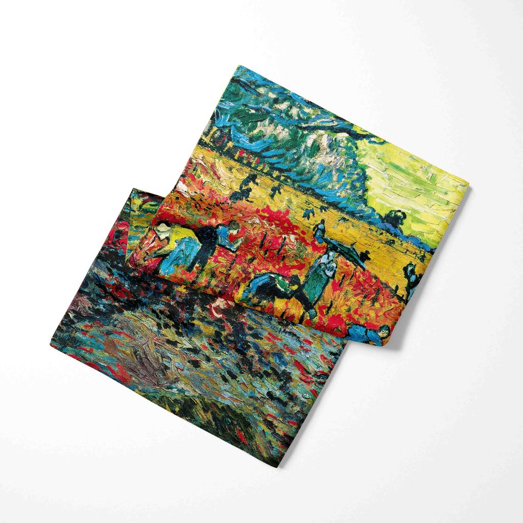 70CM New Luxury Van Gogh Oil Painting Brand Women Pashmina Neckerchief Scarves Shawl Wraps Designer Bufandas Female Foulard