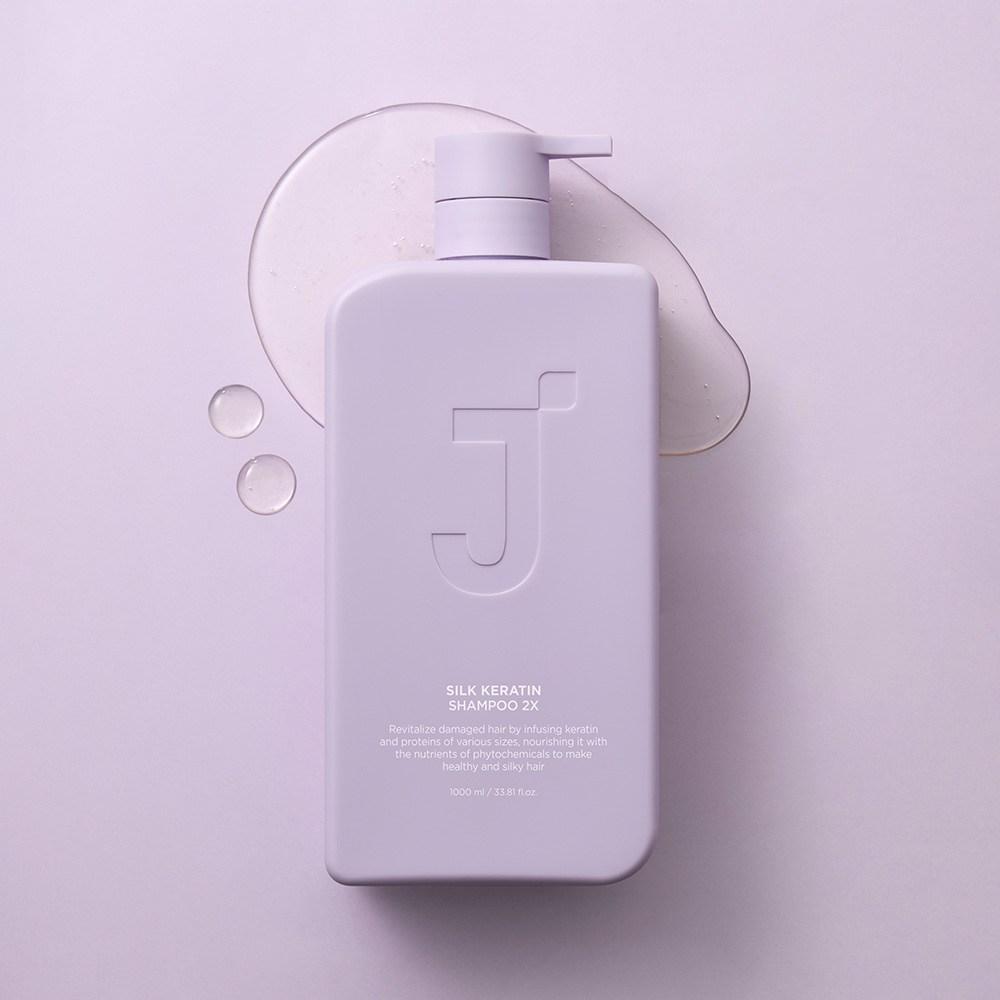 J.Sup Shampoo Soie Kératine 2X Parfum Douillet, 1L, 1 pièce