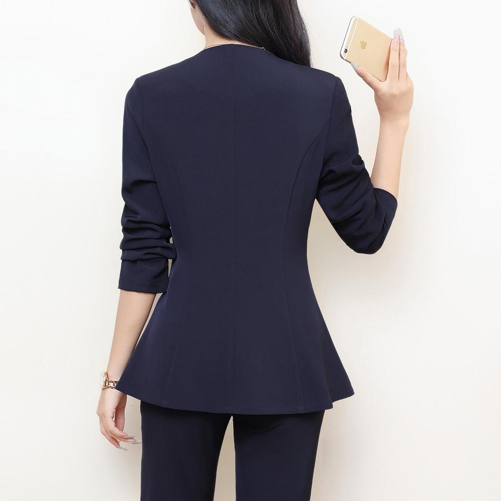 Übergröße Damen Formaler Anzug Jacke & Top Set - 2023 Frühling/Herbst Kollektion