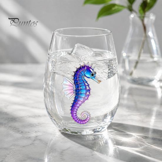 Bicchieri da Cocktail a Tema Horror Bicchiere in Vetro a Tema Halloween Gatto Nero Fantasma Teschio Zucca Dipinto a Mano Tazza da Bevanda Autunnale Vetro Senza Piombo Spettrale
