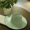 LIDHAY Western Style Suede Hat, Unisex Wide Brim Fedora Hat, Felt Panama Hat, Rancher Hat LIDHAY Western Style Suede Hat, Unisex