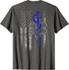 Vintage USA Flag First Responder EMS EMT Paramedic TShirt 100 Cotton ONeck Short Sleeve Summer Casual Mens Tshirt Streetwear