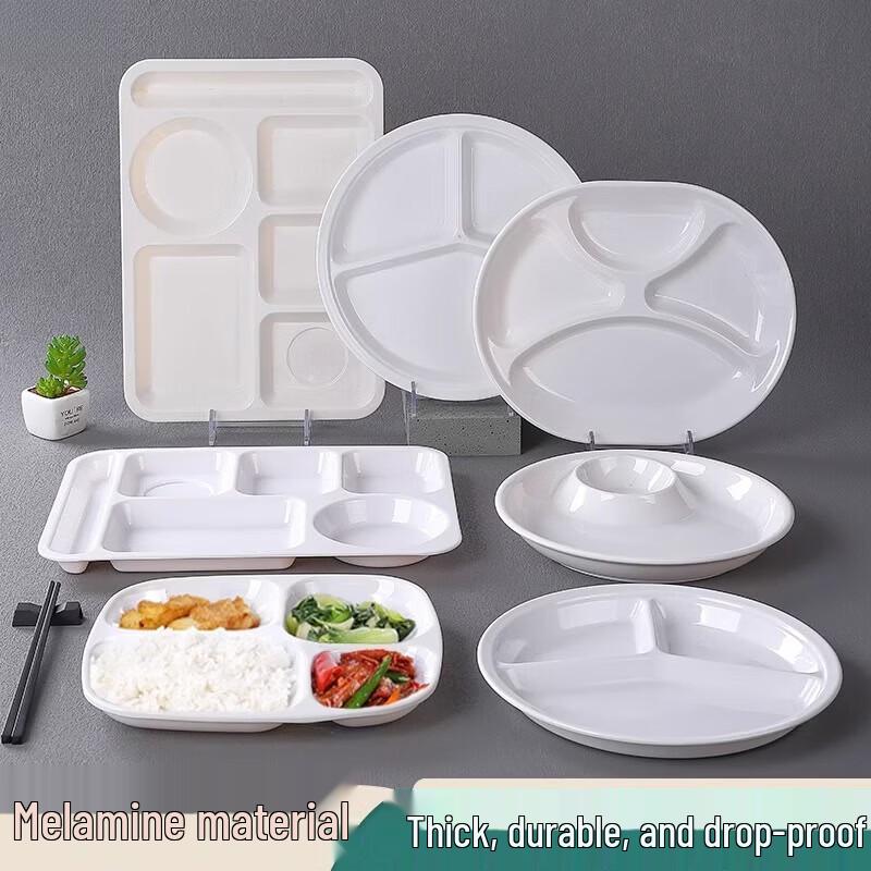 Melamine Divided Canteen Trays