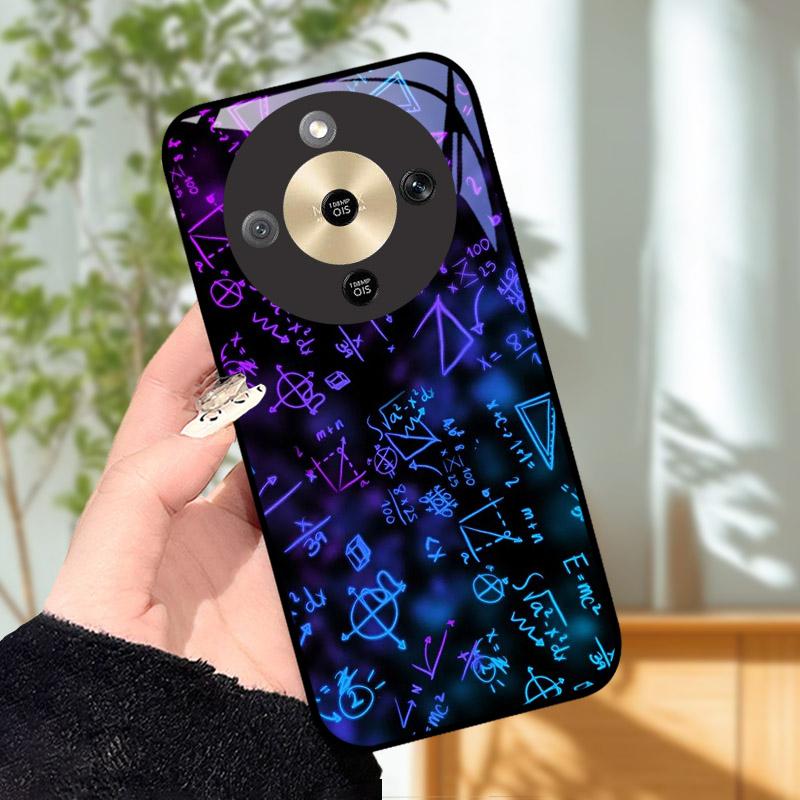 For Honor X9d MTN-NX1 Case Cool Fashion Painted Cover Tempered Glass Phone Cases For Honor X9 D HonorX9d 5G Cover Shell Fundas