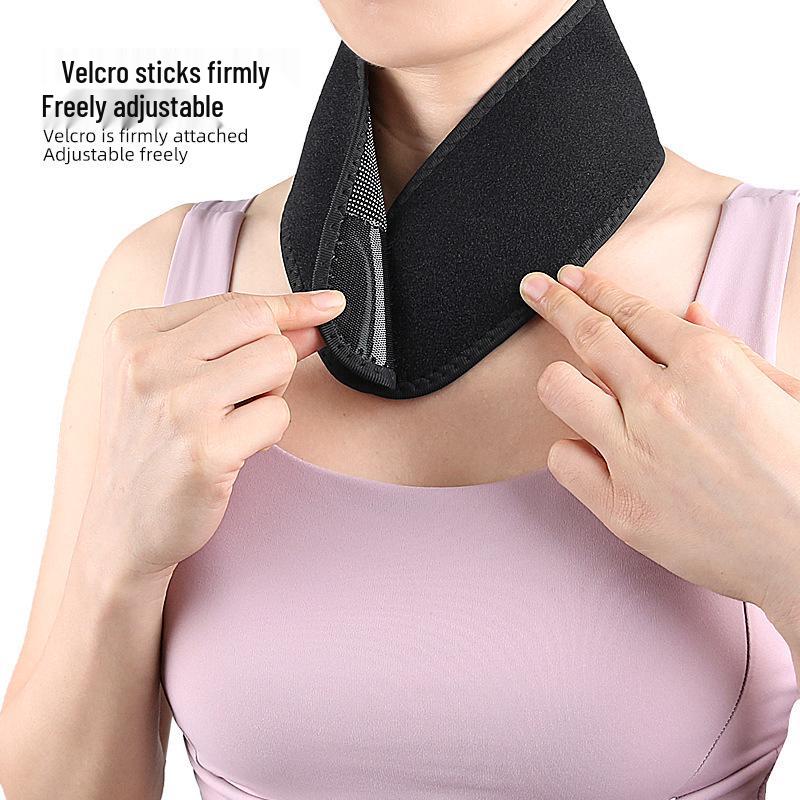 Magnetic Windproof Neck Protector: Warm, Soft Fiber Cloth Neck Warmer & Brace