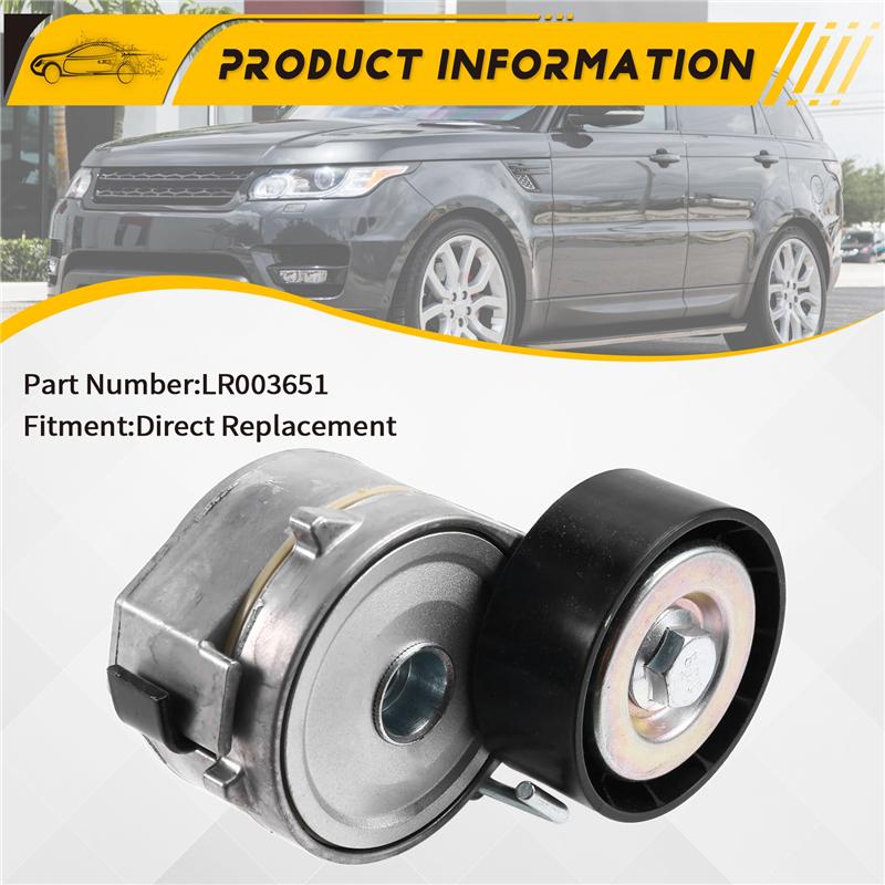 A28G-Idler Belt Pulley Tensioner LR003651 For Land Rover Freelander 2 Range Rover  Volvo S80 Ford Citroen C5