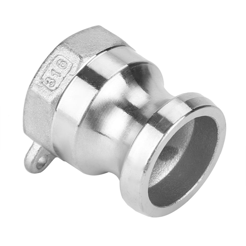 Stainless Steel DN20 3 4  A Trash Pump Adapter Male Camlock Fitting with Female Pipe Threads