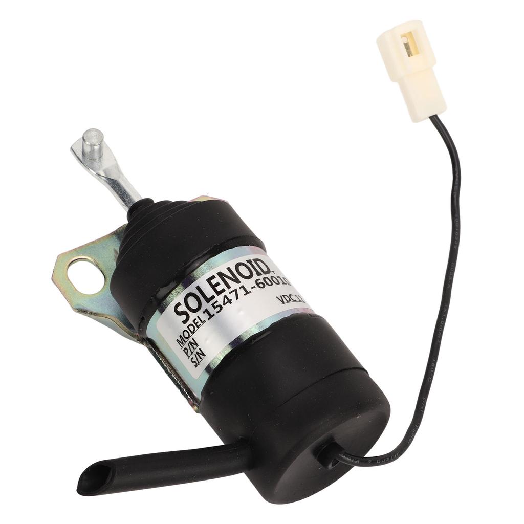 Fuel Shutoff Solenoid 129953 77811 Replacement for KUBOTA Models KJ S150V USA B1250HSD
